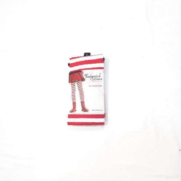 Girls Candy Stripe Holiday Stockings - Picture 1 of 2
